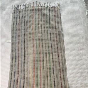 Pier one imports cotton blend striped scarf